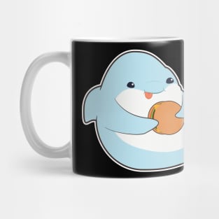 Dolphin with Burger Mug